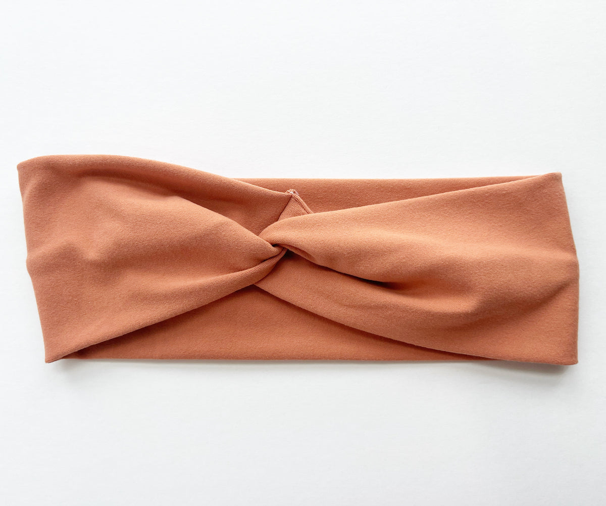 Knotted Headband Salmon Rybandz