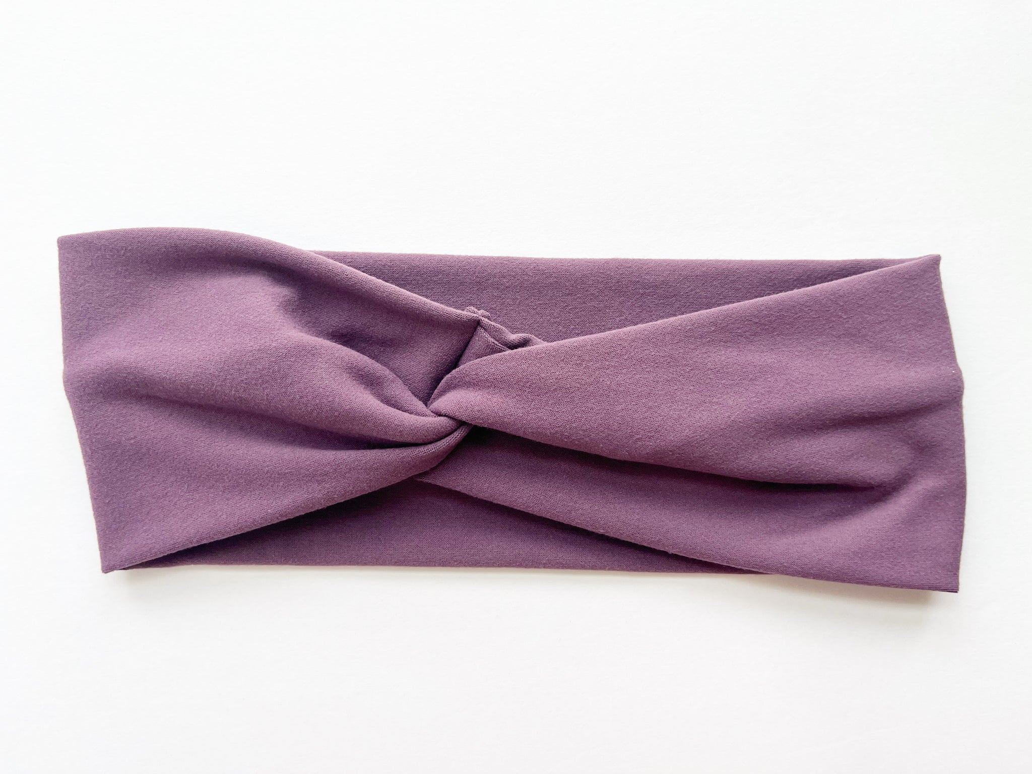 Knotted Headband- True Purple