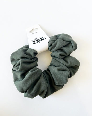 XL Scrunchie- Winter Green
