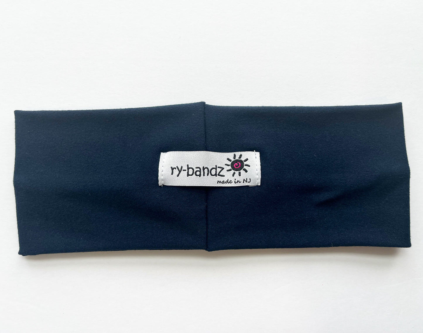 Wide Headband- Navy