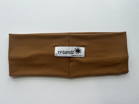 Wide Headband- Brown Bear