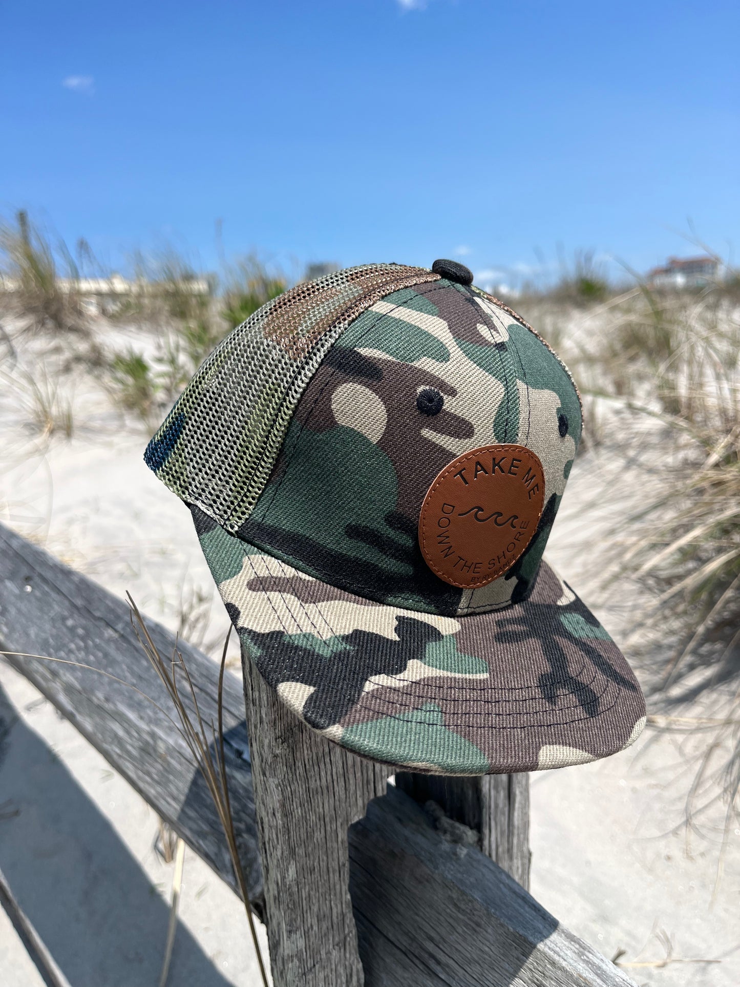 Camo Snapback- Mesh back