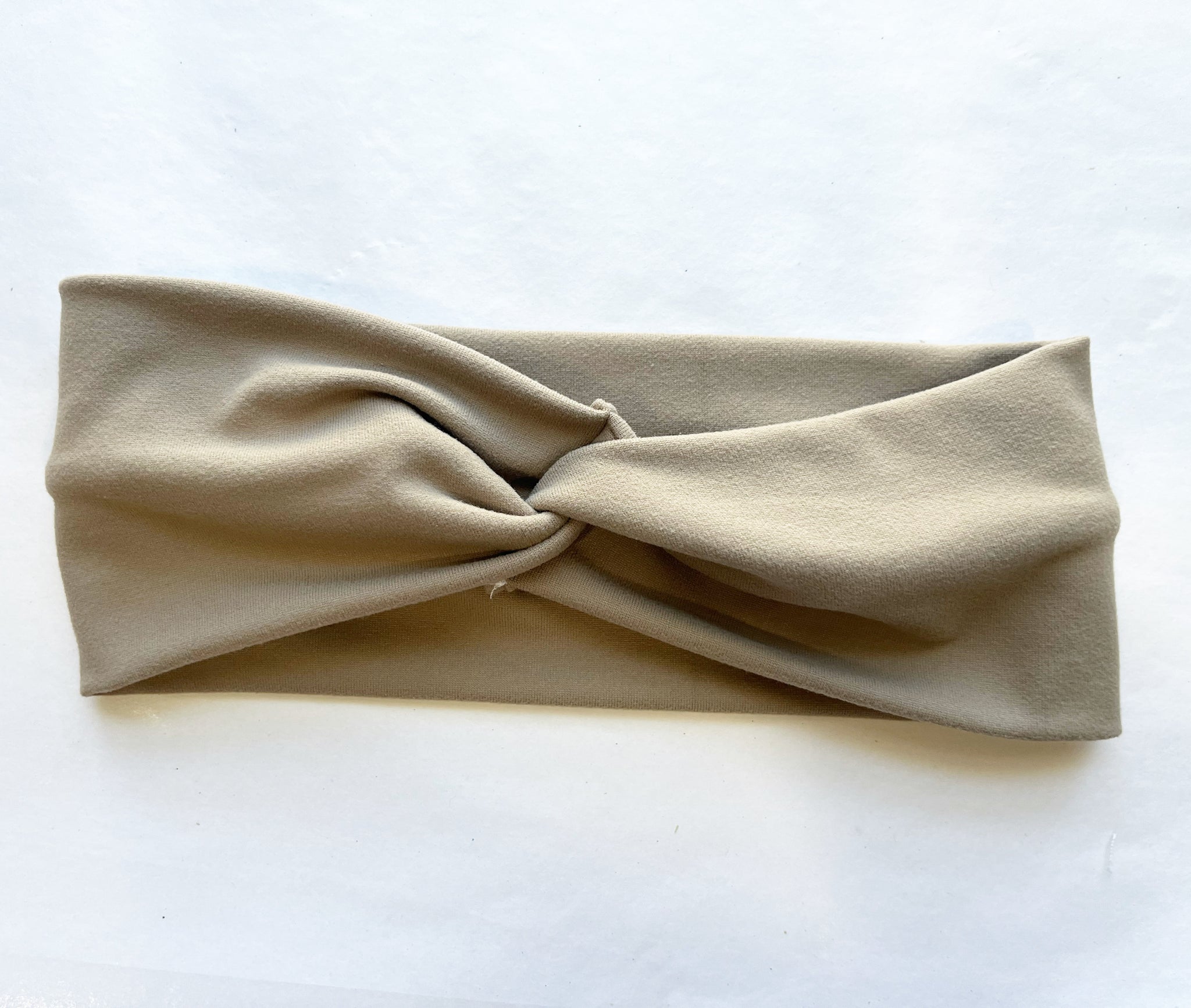 Knotted Headband- Tan, our favorite neutral tone!