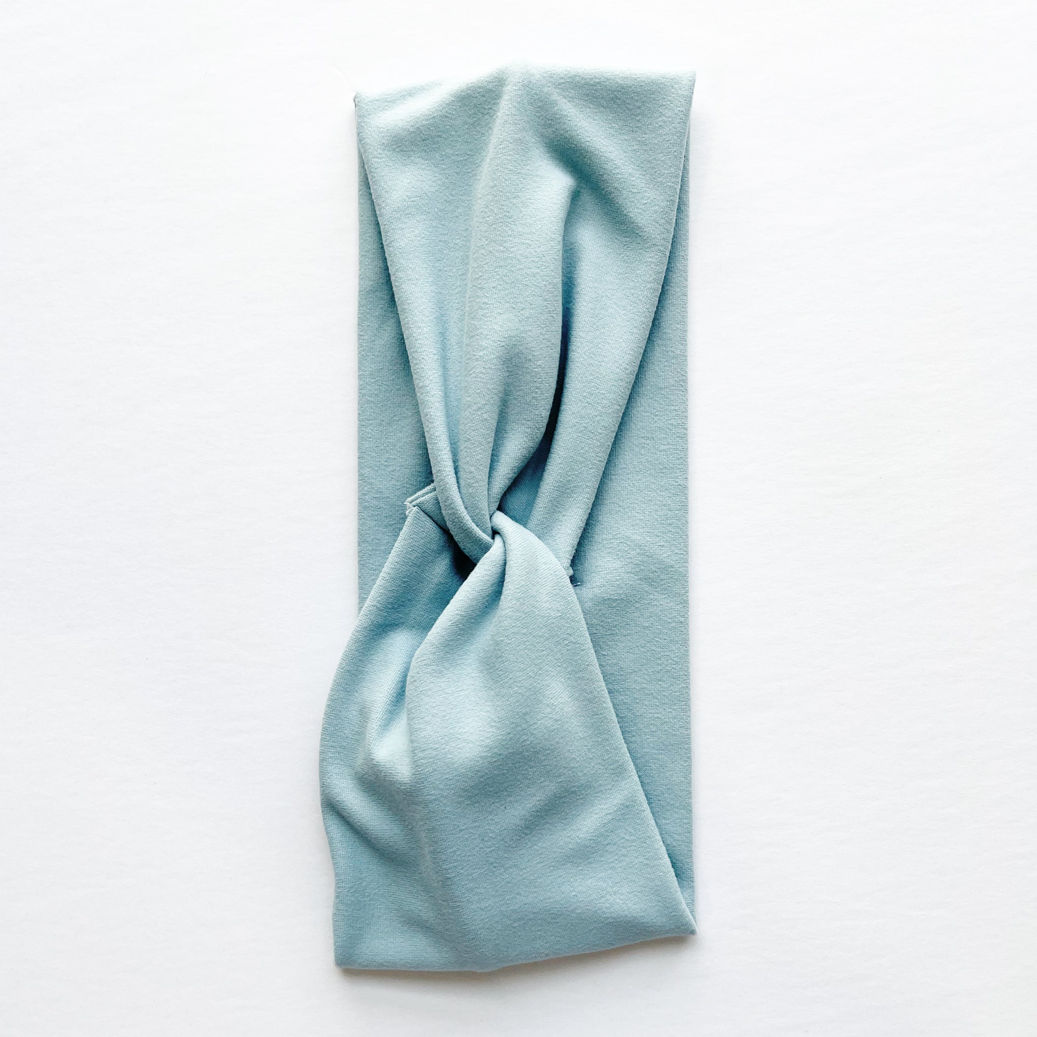 Knotted Headband- Baby Blue