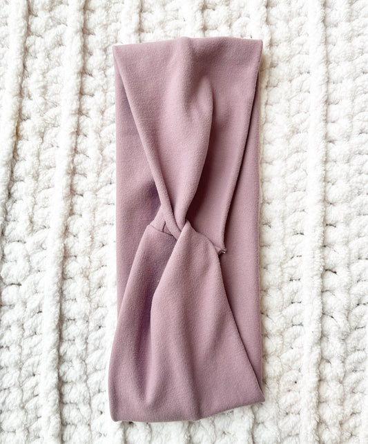 Knotted Headband- Pastel Purple